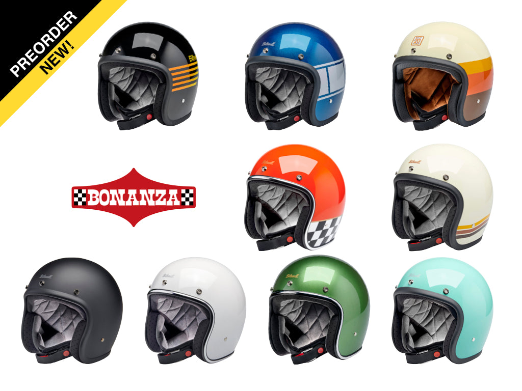 bonanza motorcycle helmet Biltwell Bonanza 2026 Motorcycle Helmet | Kikstart