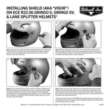 Load image into Gallery viewer, Gringo S and Gringo SV shield ECE 22.06
