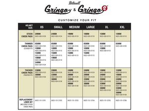 Gringo / Gringo S Cheek Pad Set