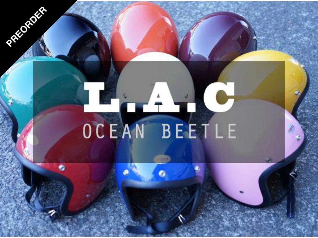Ocean Beetle Helmet 500TX-2 Ivory White Strap